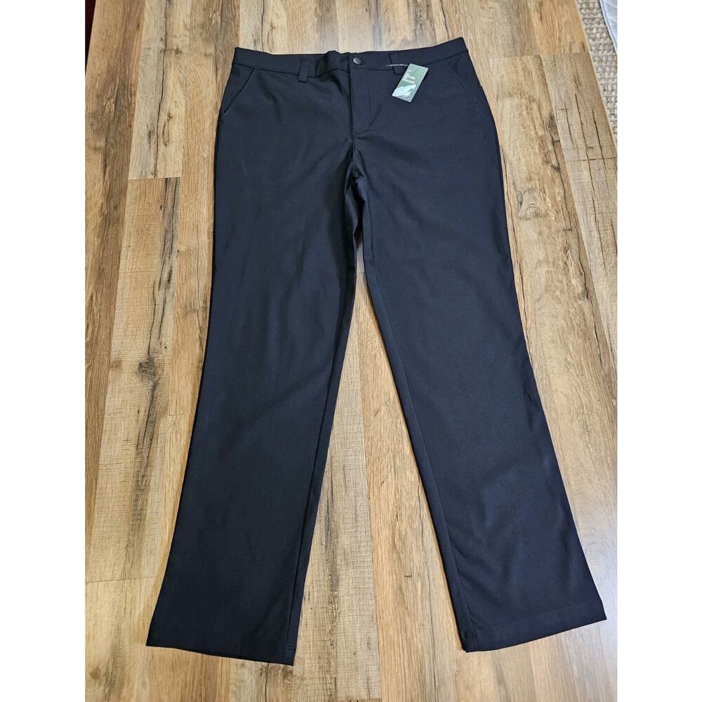 Willit Men's Black Golf Pants Size 34x30 NWT Stretch Comfort Athlesure
